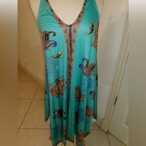 INDIA BOUTIQUE TEAL WITH BLLING BO HO